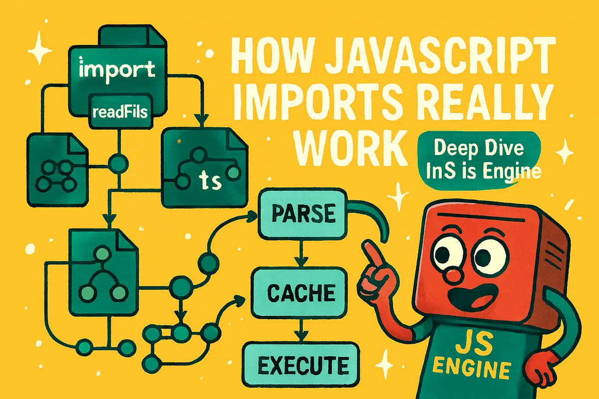 JavaScript Module Import System Visualization