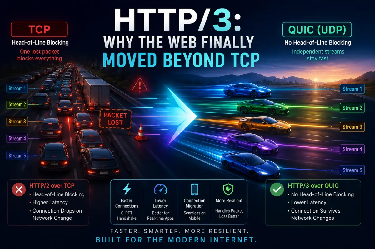 HTTP/3 and QUIC Architecture Visualization