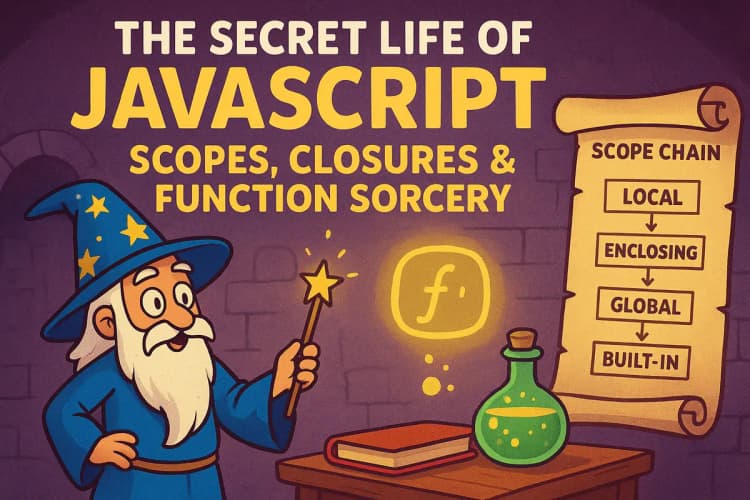 JavaScript Scopes Closures and Decorators Visualization