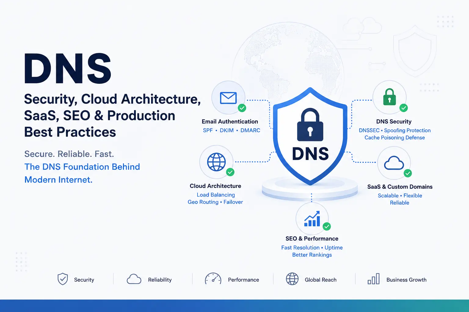 DNS Propagation, DNS Cache, and TTL Architecture Visualization