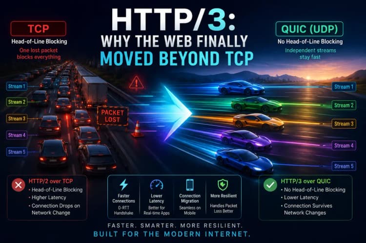 HTTP/3 and QUIC Architecture Visualization