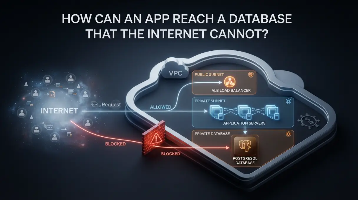 Public and Private Subnet Architecture with Application and Database Layers