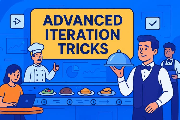 Python Advanced Iteration and Generator Pipeline Visualization
