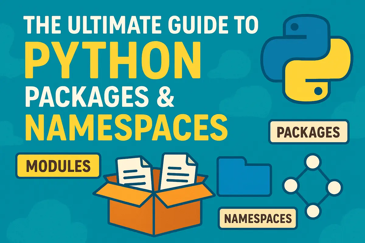 Python Modules, Packages, and Namespaces Architecture Visualization