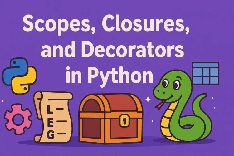 Python Scopes Closures and Decorators Visualization