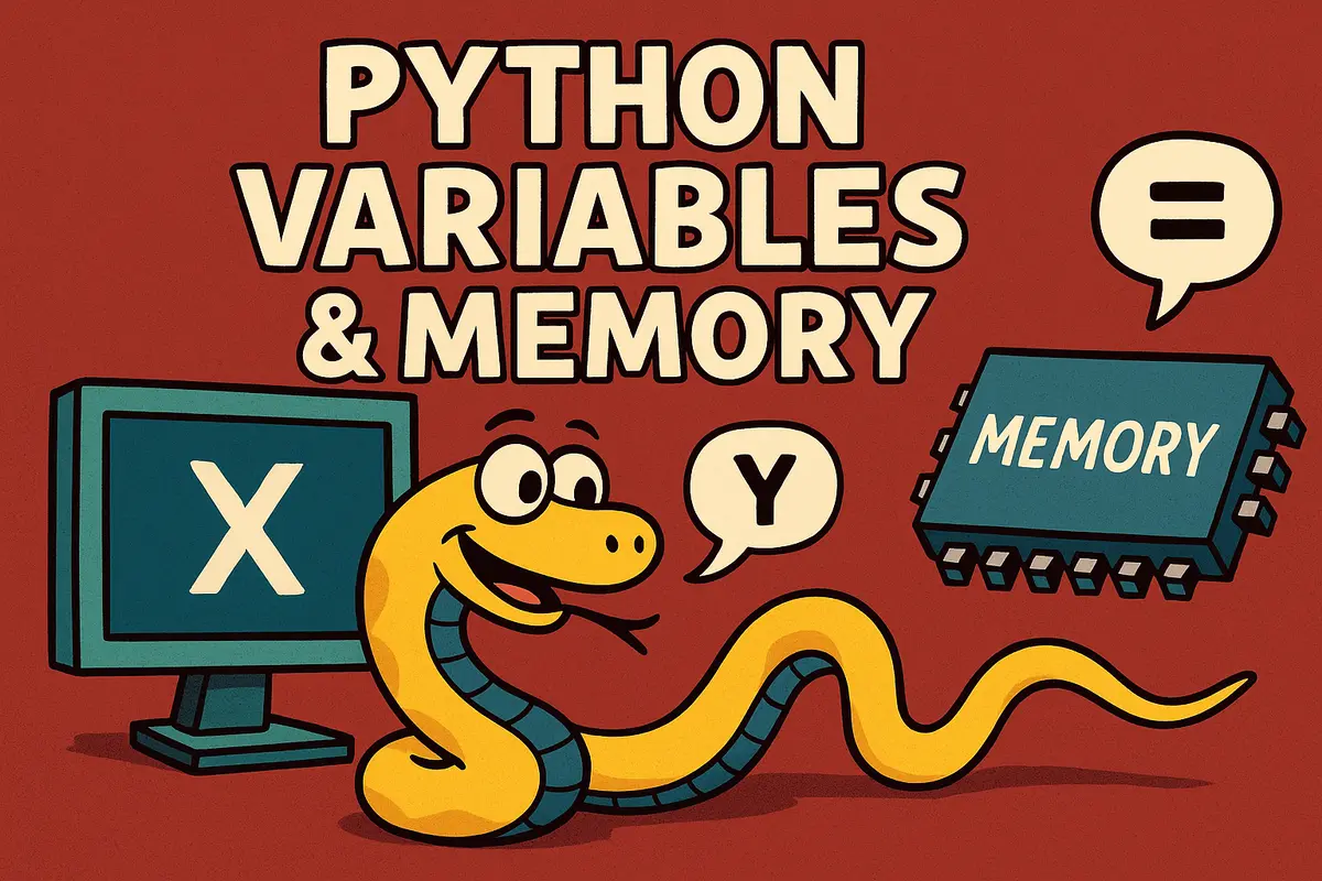 Python Variables, Memory References, and Garbage Collection Visualization