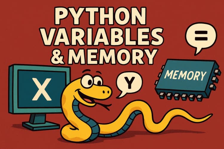 Python Variables, Memory References, and Garbage Collection Visualization