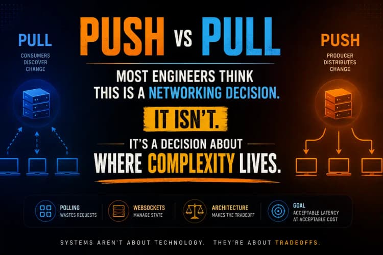 Push vs Pull Communication Patterns in Distributed Systems